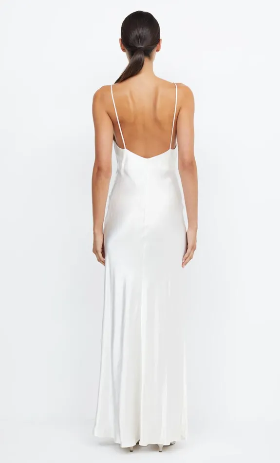 Bec Bridge MOON DANCE V MAXI DRESS 8211 IVORY Women Prom Dresses