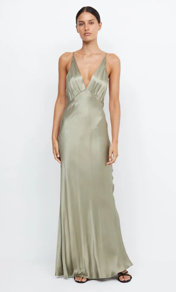 Bec Bridge MOON DANCE V MAXI DRESS 8211 SAGE Women Prom Dresses