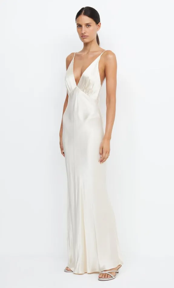 Bec Bridge MOON DANCE V MAXI DRESS 8211 SAND Women Prom Dresses