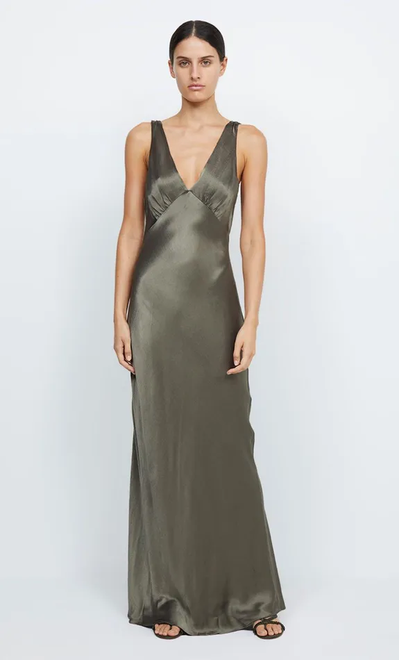 Bec Bridge MOON DANCE VERONA DRESS 8211 DARK WILLOW Women Wedding Guest