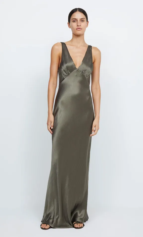 Bec Bridge MOON DANCE VERONA DRESS 8211 DARK WILLOW Women Wedding Guest