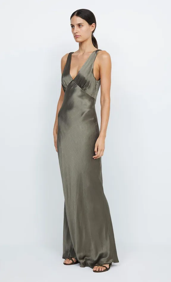 Bec Bridge MOON DANCE VERONA DRESS 8211 DARK WILLOW Women Wedding Guest