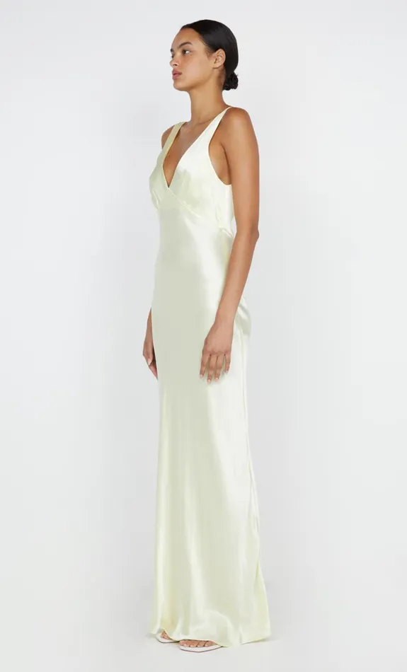Bec Bridge MOON DANCE VERONA DRESS 8211 ICE YELLOW Women Wedding Guest