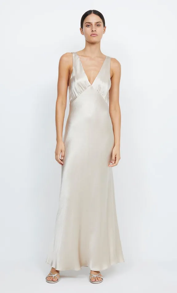 Bec Bridge MOON DANCE VERONA DRESS 8211 SAND Women Wedding Guest