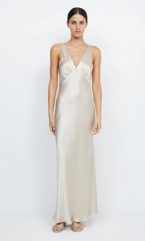 Bec Bridge MOON DANCE VERONA DRESS 8211 SAND Women Wedding Guest