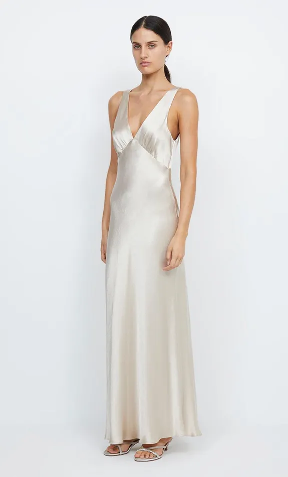Bec Bridge MOON DANCE VERONA DRESS 8211 SAND Women Wedding Guest