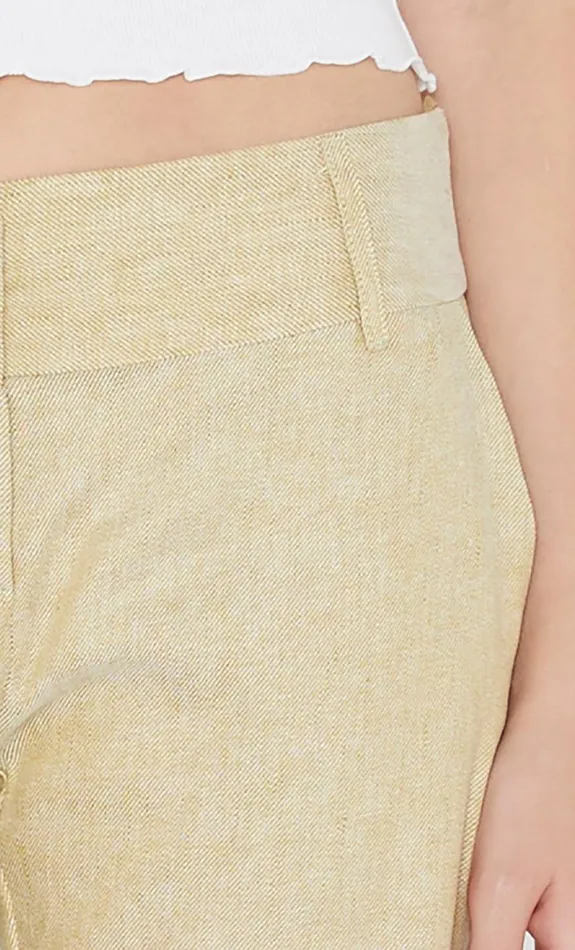 Bec Bridge NEVA STRAIGHT LEG PANT 8211 STRAW Women Shorts Pants