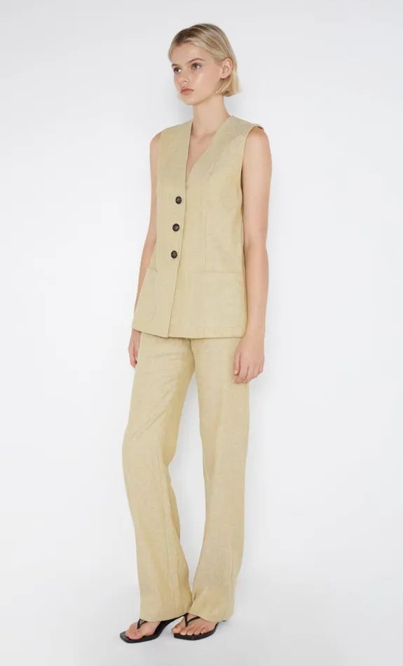 Bec Bridge NEVA VEST 8211 STRAW Women Sleeveless