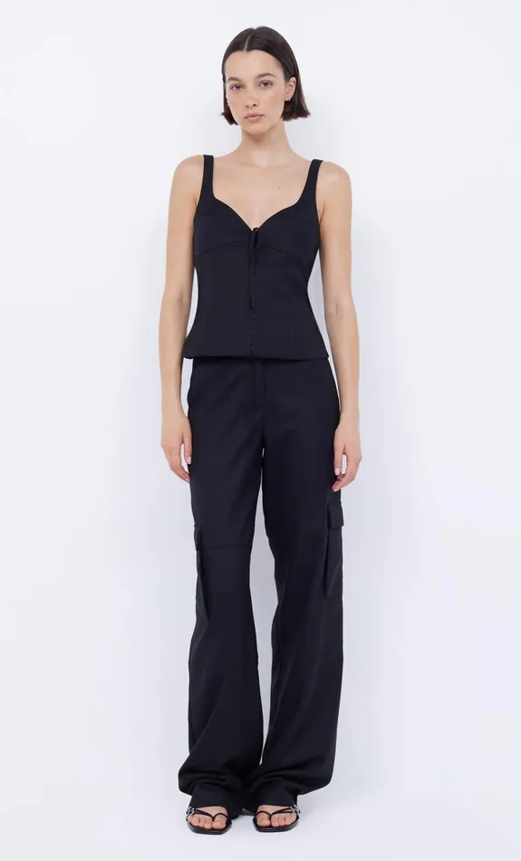 Bec Bridge NEVADA TIE TOP 8211 BLACK Women Sleeveless