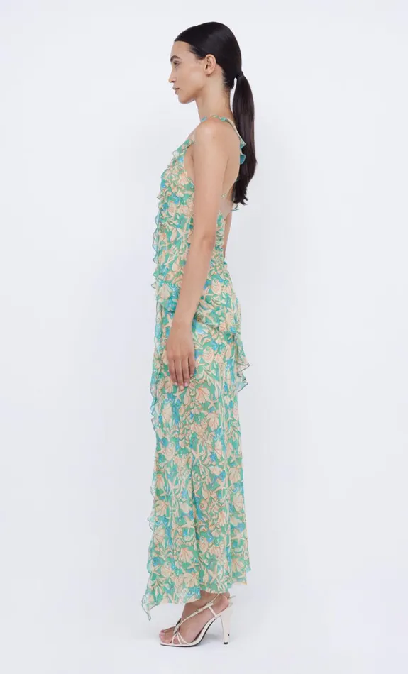 Bec Bridge OASIS FRILL MAXI DRESS 8211 UNDER THE SEA Women Maxi Dresses