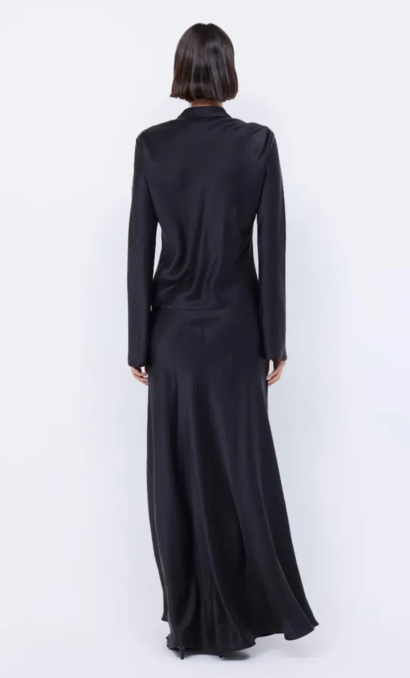 Bec Bridge ORLA LONG SLEEVE MAXI DRESS 8211 BLACK Women Maxi Dresses