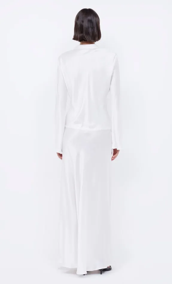 Bec Bridge ORLA LONG SLEEVE MAXI DRESS 8211 IVORY Women Maxi Dresses