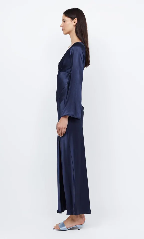 Bec Bridge REN LONG SLEEVE MAXI DRESS 8211 INK Women Maxi Dresses