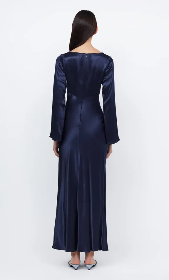 Bec Bridge REN LONG SLEEVE MAXI DRESS 8211 INK Women Maxi Dresses