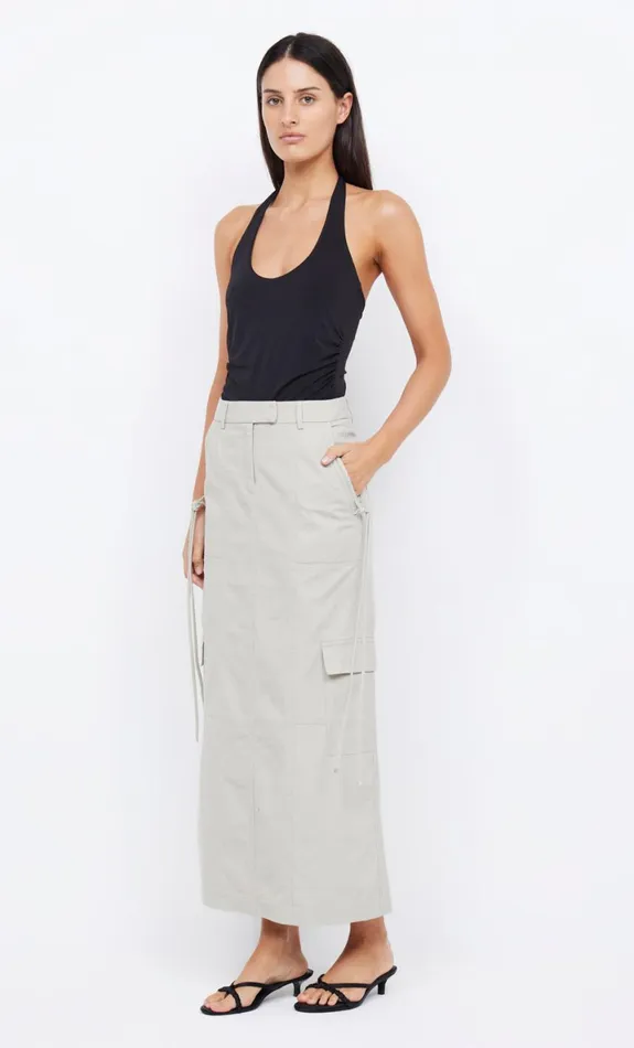 Bec Bridge RINA MAXI SKIRT 8211 OYSTER Women Skirts