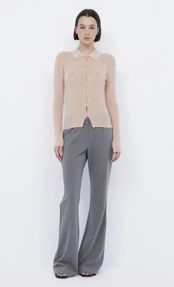Bec Bridge RODEO KEYHOLE CARDIGAN 8211 PEACH Women Long Sleeve
