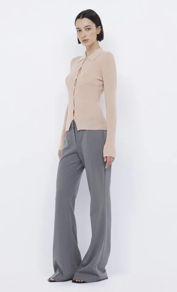 Bec Bridge RODEO KEYHOLE CARDIGAN 8211 PEACH Women Long Sleeve