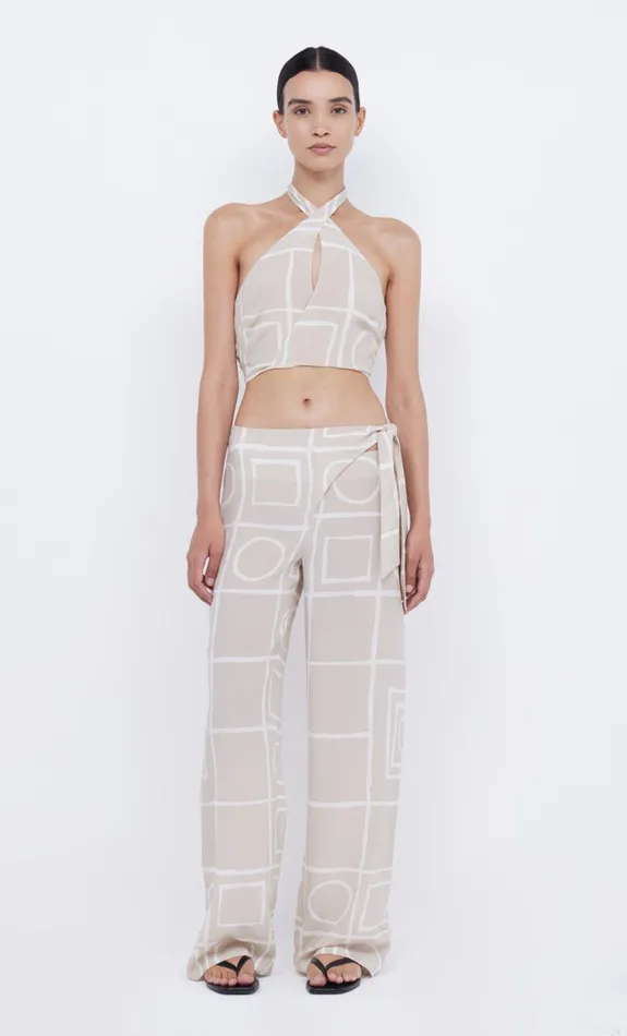 Bec Bridge SALMA HALTER TOP 8211 CHECKERS Women Sleeveless