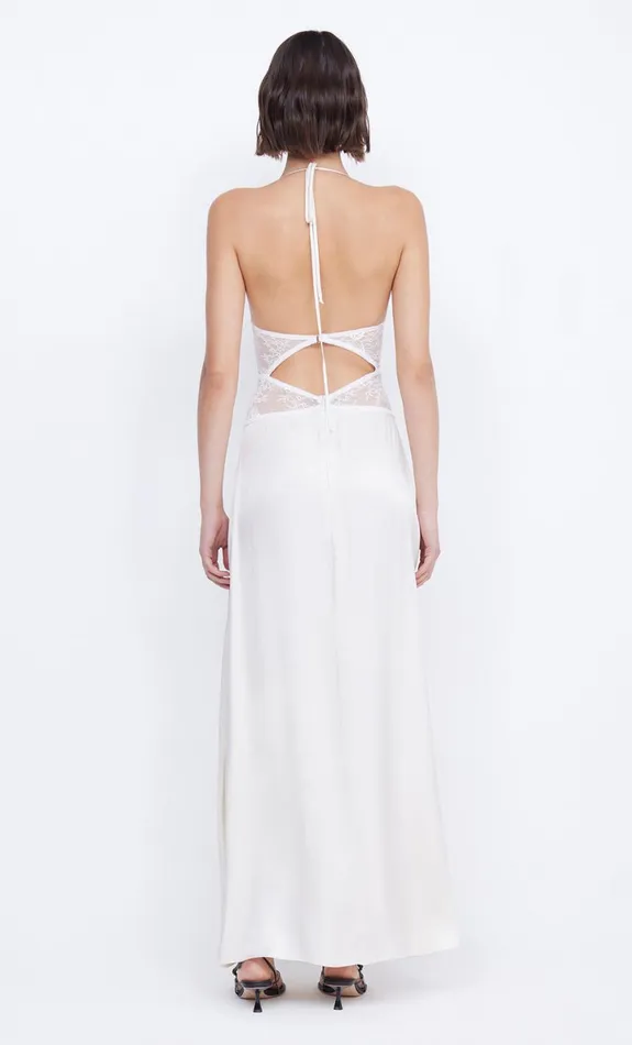 Bec Bridge SANTAL HALTER MAXI DRESS 8211 IVORY Women Maxi Dresses