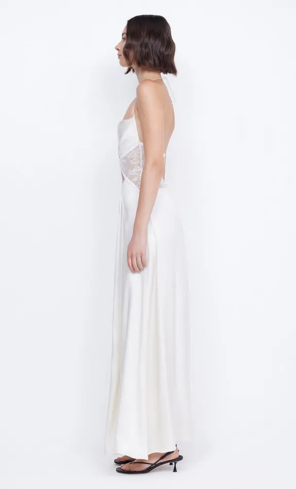 Bec Bridge SANTAL HALTER MAXI DRESS 8211 IVORY Women Maxi Dresses