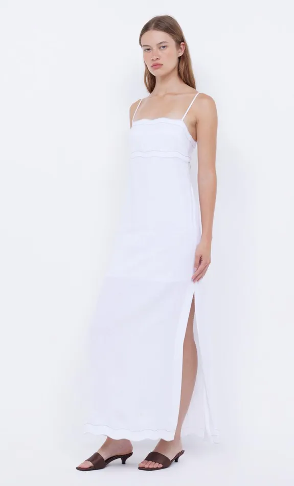 Bec Bridge TALLULAH MAXI DRESS 8211 WHITE Women Maxi Dresses