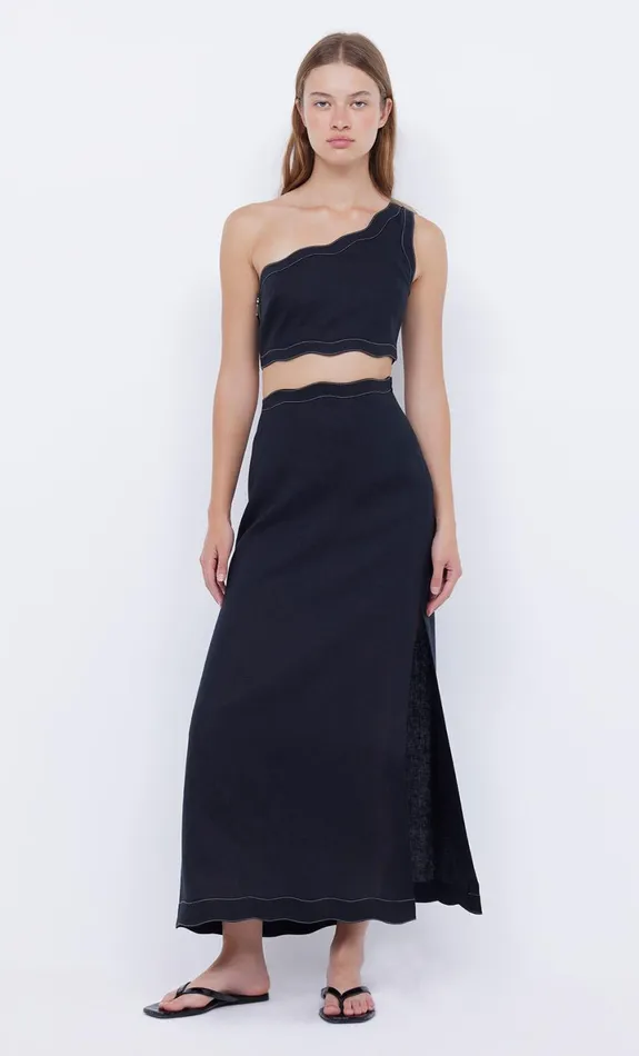 Bec Bridge TALLULAH MAXI SKIRT 8211 BLACKBLACK Women Skirts