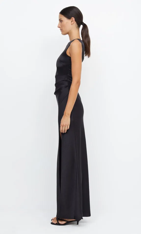 Bec Bridge THE DREAMER ASYM DRESS 8211 BLACK Women Maxi Dresses