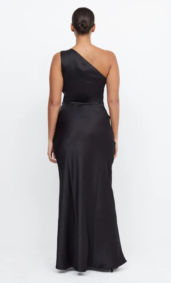Bec Bridge THE DREAMER ASYM DRESS 8211 BLACK Women Maxi Dresses