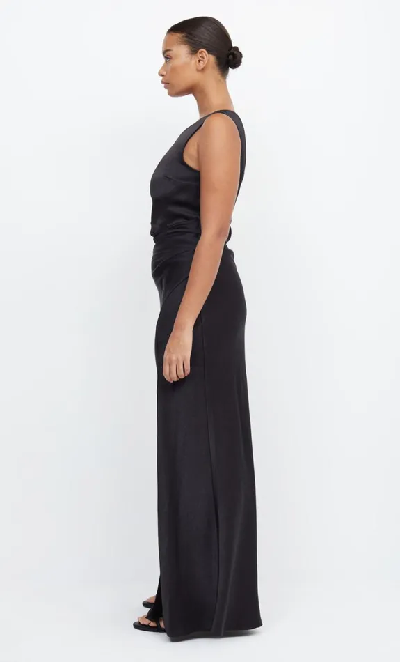 Bec Bridge THE DREAMER ASYM DRESS 8211 BLACK Women Maxi Dresses