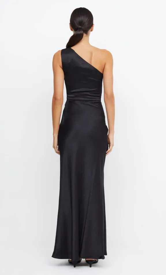 Bec Bridge THE DREAMER ASYM DRESS 8211 BLACK Women Maxi Dresses