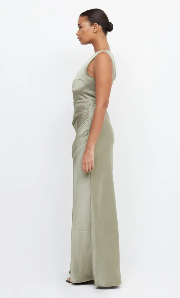 Bec Bridge THE DREAMER ASYM DRESS 8211 SAGE Women Bridesmaid Dresses