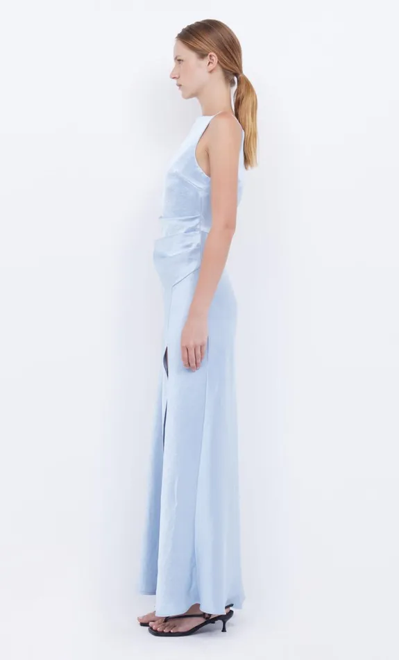 Bec Bridge THE DREAMER MAXI DRESS 8211 DUSTY BLUE Women Maxi Dresses
