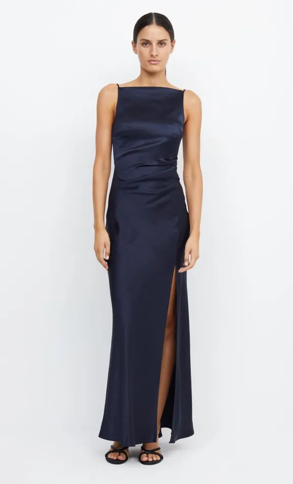 Bec Bridge THE DREAMER MAXI DRESS 8211 INK Women Bridesmaid Dresses