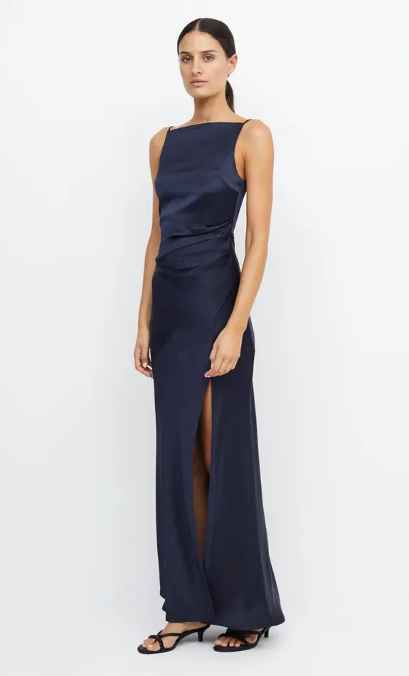 Bec Bridge THE DREAMER MAXI DRESS 8211 INK Women Bridesmaid Dresses