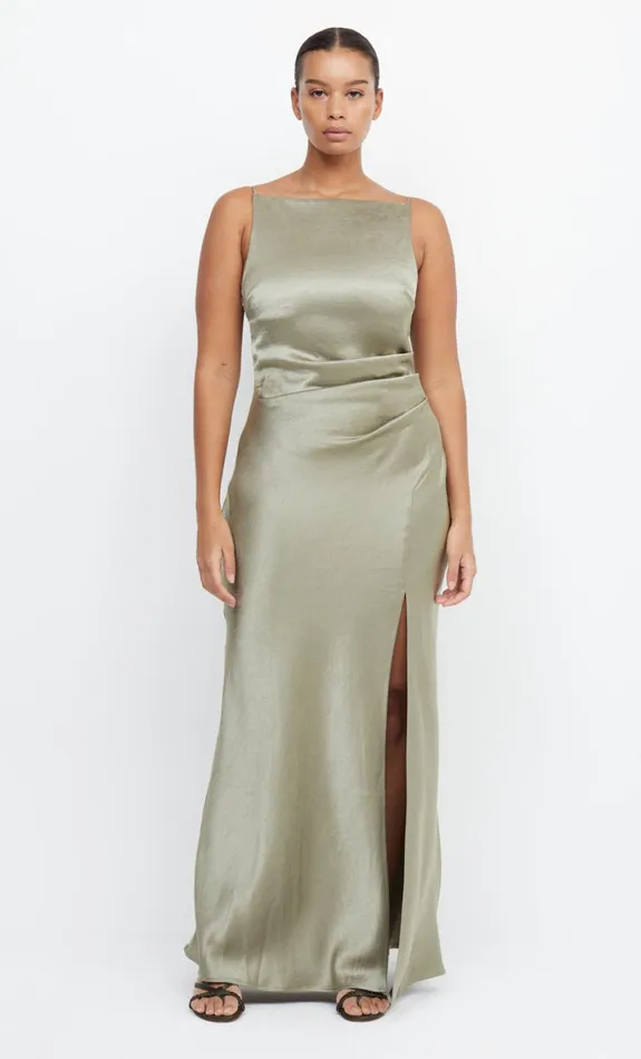 Bec Bridge THE DREAMER MAXI DRESS 8211 SAGE Women Maxi Dresses