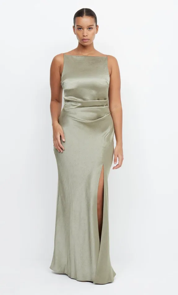 Bec Bridge THE DREAMER MAXI DRESS 8211 SAGE Women Maxi Dresses