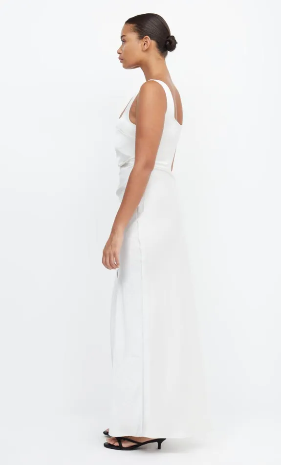 Bec Bridge THE DREAMER SQUARE NECK DRESS 8211 IVORY Women Maxi Dresses