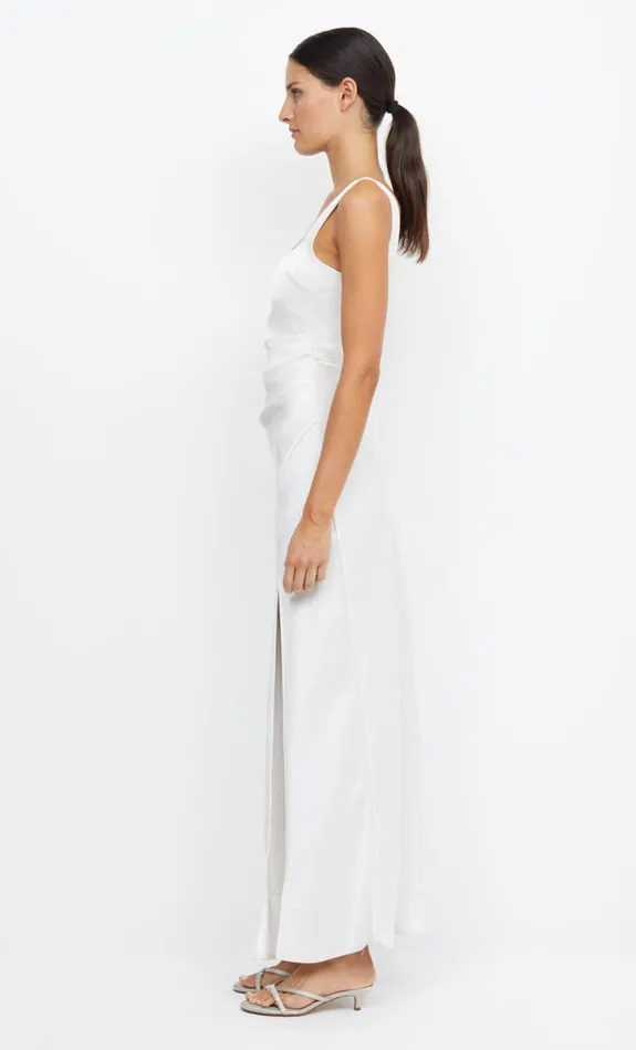 Bec Bridge THE DREAMER SQUARE NECK DRESS 8211 IVORY Women Maxi Dresses