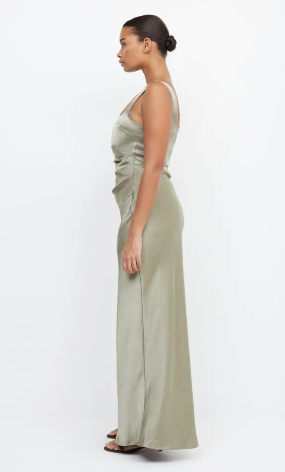 Bec Bridge THE DREAMER SQUARE NECK DRESS 8211 SAGE Women Maxi Dresses