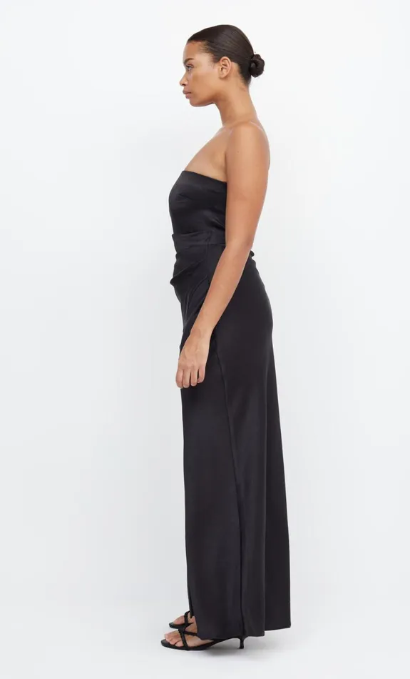 Bec Bridge THE DREAMER STRAPLESS DRESS 8211 BLACK Women Bridesmaid Dresses