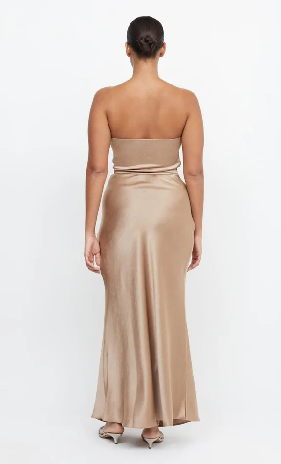Bec Bridge THE DREAMER STRAPLESS DRESS 8211 GOLDEN Women Bridesmaid Dresses