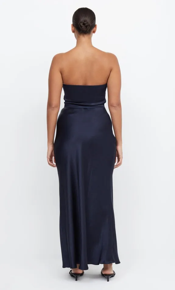 Bec Bridge THE DREAMER STRAPLESS DRESS 8211 INK Women Maxi Dresses