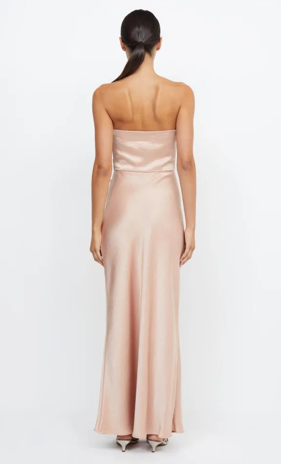 Bec Bridge THE DREAMER STRAPLESS DRESS 8211 ROSE GOLD Women Maxi Dresses
