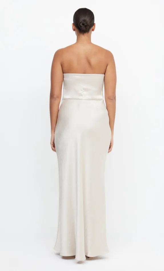 Bec Bridge THE DREAMER STRAPLESS DRESS 8211 SAND Women Maxi Dresses