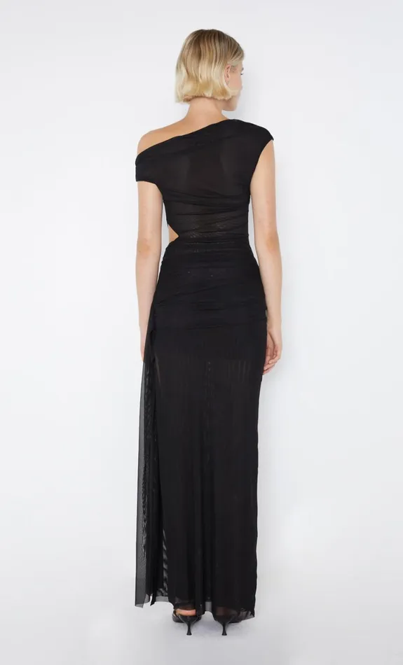Bec Bridge VICTORIA ASYM DRESS 8211 BLACK Women Maxi Dresses