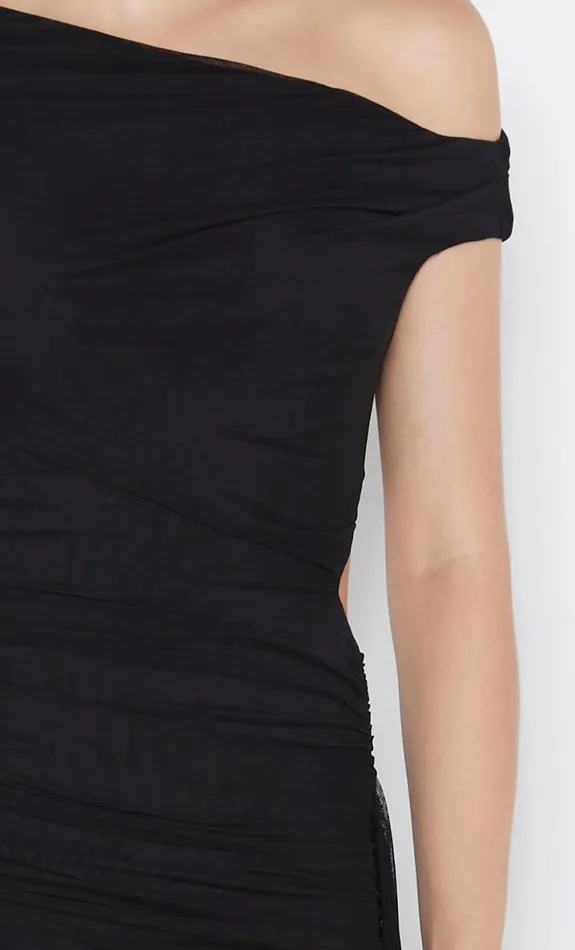Bec Bridge VICTORIA ASYM DRESS 8211 BLACK Women Maxi Dresses