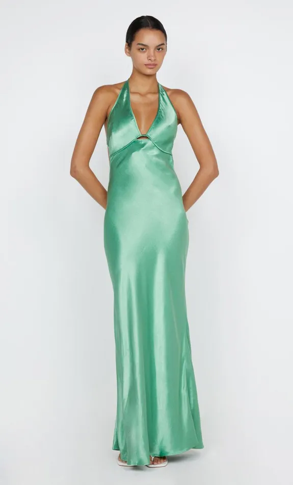 Bec Bridge ZARIAH HALTER DRESS 8211 GREEN APPLE Women Wedding Guest