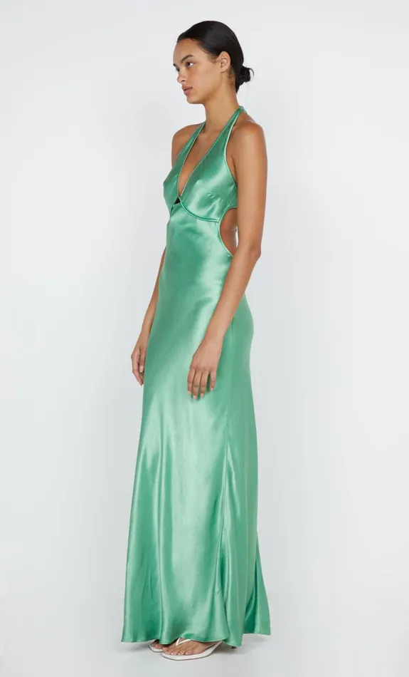 Bec Bridge ZARIAH HALTER DRESS 8211 GREEN APPLE Women Wedding Guest