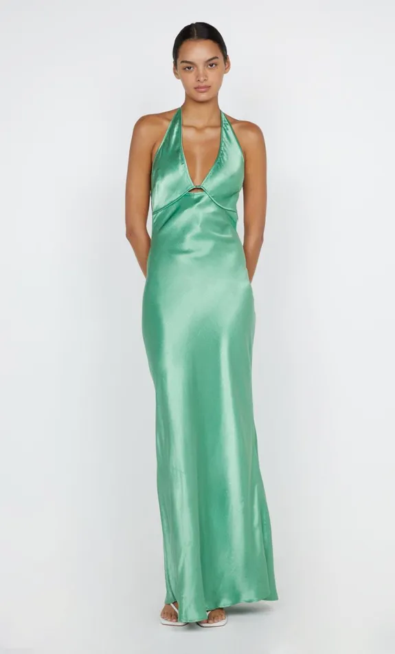 Bec Bridge ZARIAH HALTER DRESS 8211 GREEN APPLE Women Wedding Guest