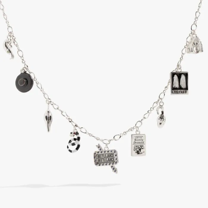 Beetlejuice Souvenir Charm Necklace Silver Women Alex And Ani Halloween